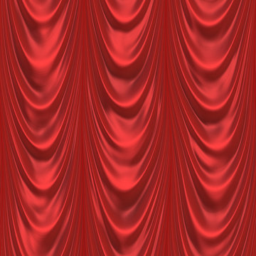 Dark Red Curtain