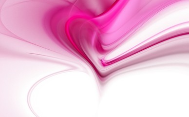 Modern rose 3D rendered abstract background