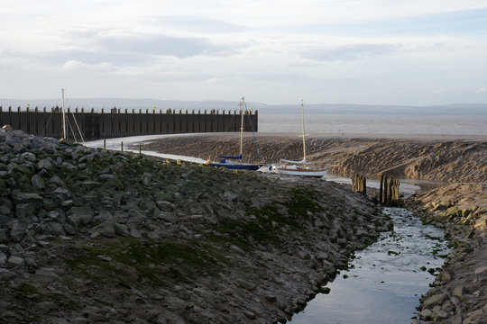 Stream Flowing into the Sea