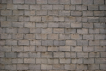 Brick gray wall