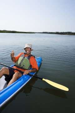 Man In Kayak.