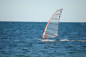 Woman Windsurfer
