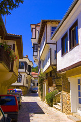 Fototapeta na wymiar Macedonain tradycyjnej architektury znale¼ć w Ohrid