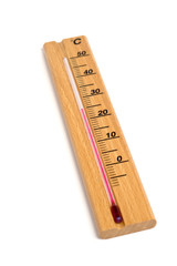 Wooden thermometer