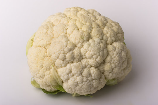 Cauliflower on White