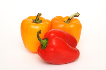 multi-colored peppers
