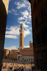 Obraz premium Piazza del campo à Sienne