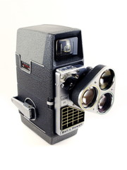 8mm wind-up camera
