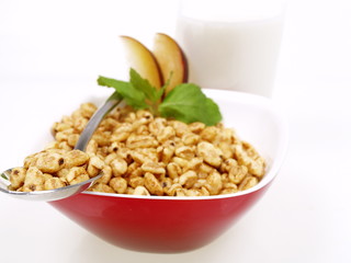 honey pops frühstück mit milch