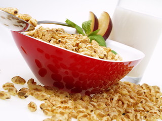 honey pops frühstück mit milch