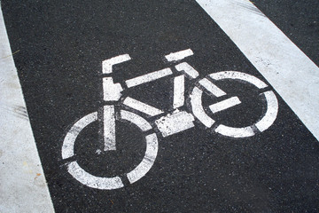 Obraz premium Piste cyclable