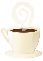 Tasse de café chaud