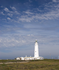 Fototapeta na wymiar The lighthouse at Cape St Francis, South Africa