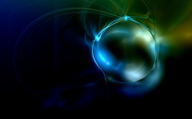 Colorful 3D fractal (fantasy,abstract background)