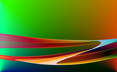 Colorful 3D rendered abstract background.