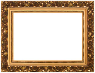 Frame for painting, on a white background.