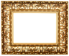 Frame for painting, on a white background.
