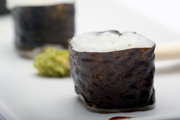 Colored sushi composition 