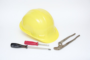 Helmet and tools