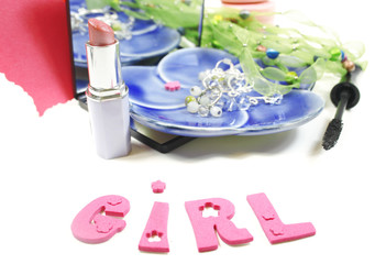 Girl tools: Jewelry and make up 