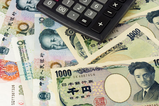 Chinese and Japanese currency pair used in forex trading