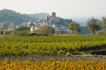 Le village d'Aragon en Aude