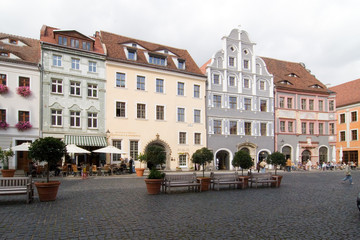 Fototapeta na wymiar W ramach rynku Görlitz