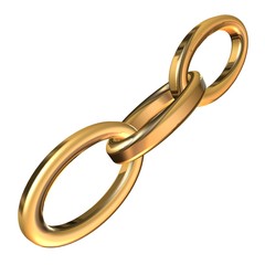 Golden chain 3D