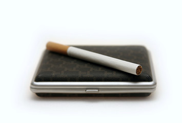 Cigarette On A Box