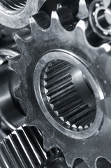 gear mchinery in close-ups