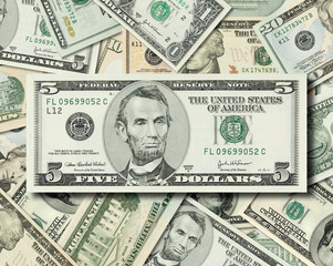 American Dollar bills