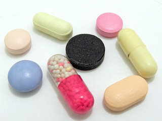 Multicorored pharmacology pills