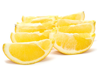 Fototapeta na wymiar object on white - food -fruit -orange
