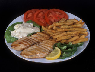 Chicken breasts meal