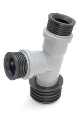 object on white -tool - plastic pipe