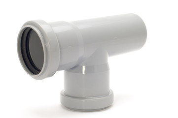 object on white -tool - plastic pipe