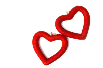 To red hearts for Valentine's day