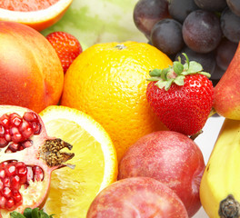 Ripe fresh fruit. Wholesome food.