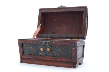 Treasure Chest on white background