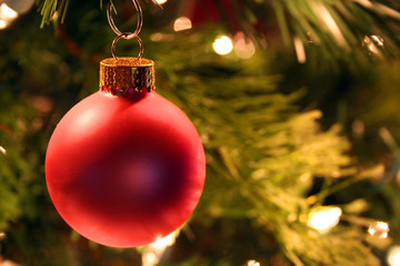 Red Christmas Tree Ornament