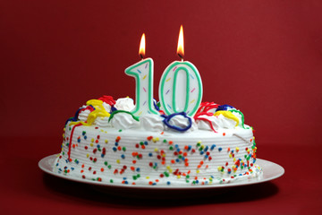 Birthday Cake - Ten