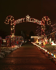 happy holiday lights