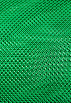 Plastic net in close up