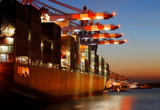 Containerschiff, Export, Hafen