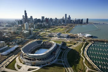 Fotobehang Stadion Chicago, Illinois.