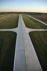 Airplane runway.