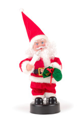 Vivid Santa isolated over white background