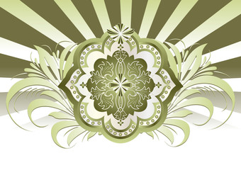 Dekorative Schild Abstrakt