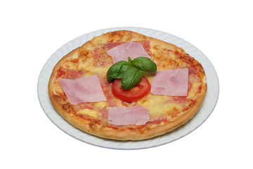 Pizza mit Schinken - Pizza Prosciutto