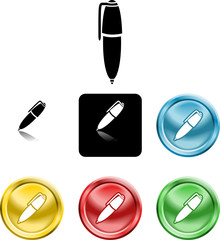 pen symbol icon